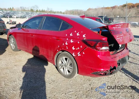 2019 Hyundai Elantra Sel from USA, damaged, VIN 5NPD84LF8KH404736